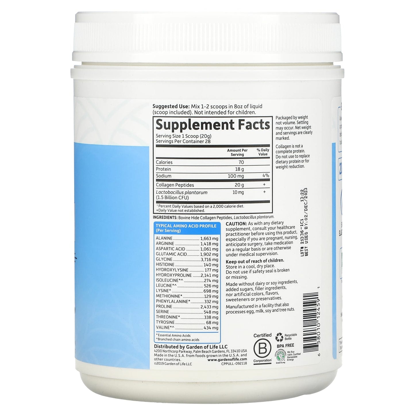 Collagen Peptide Unflavoured (28 servings)