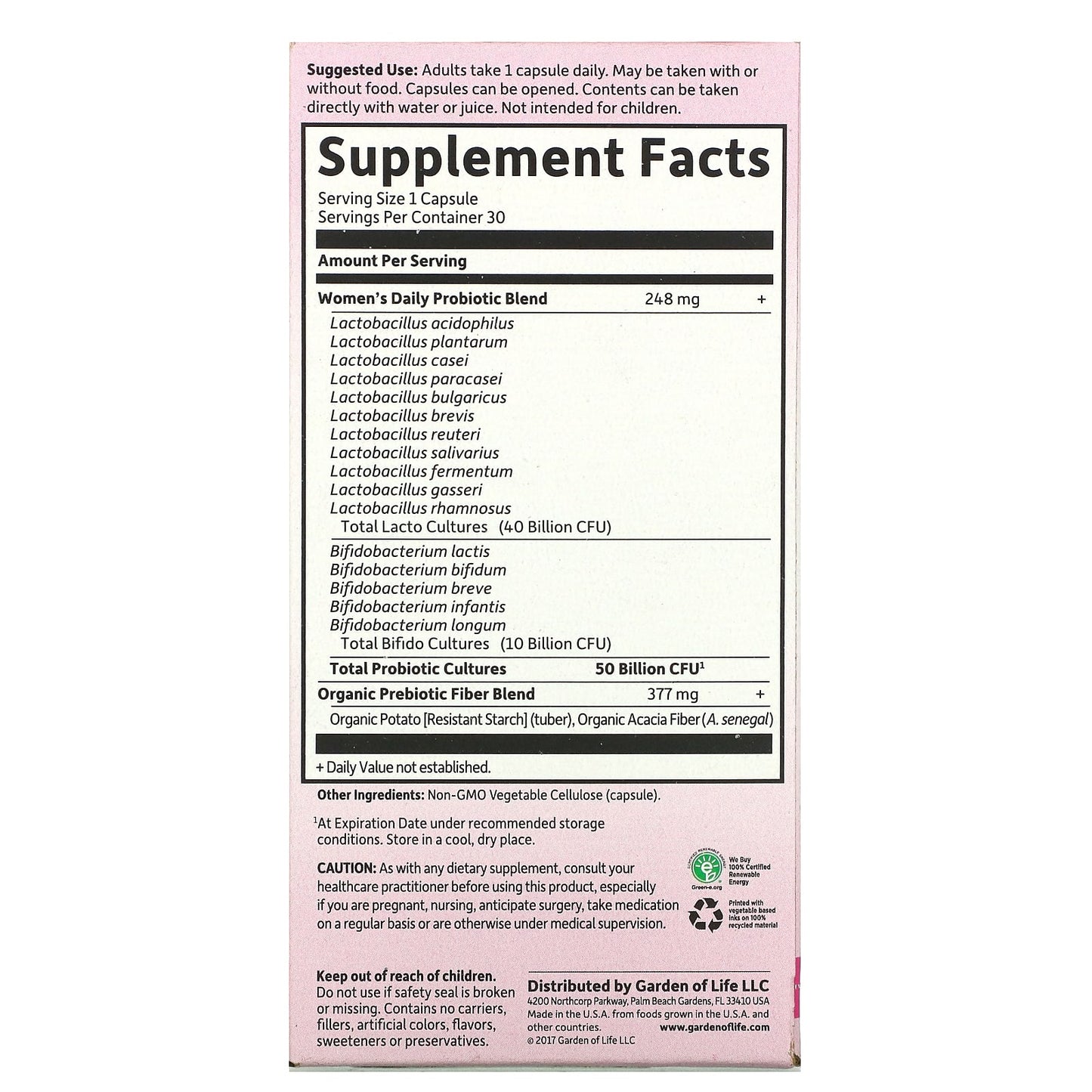 Once Daily Women's Probiotic