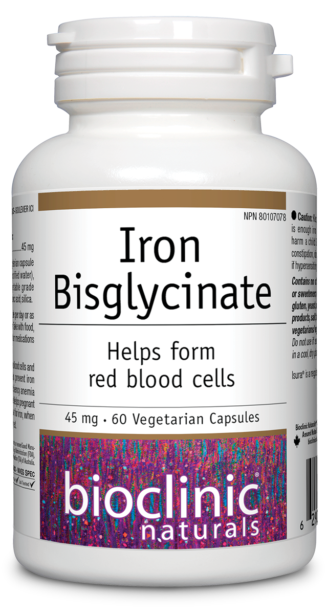 Iron Bisglycinate 45mg (60)