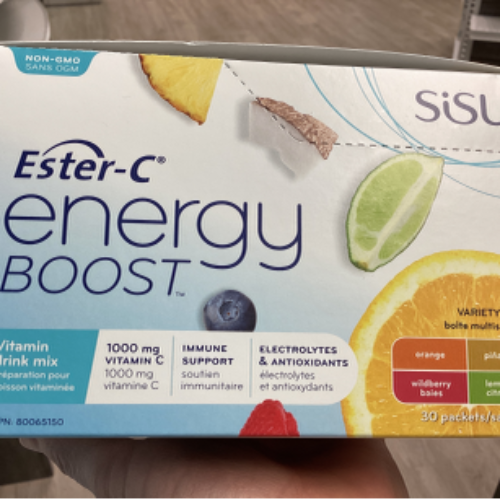 SISU Ester-C Energy Boost Vitamin Drink (30 packets)