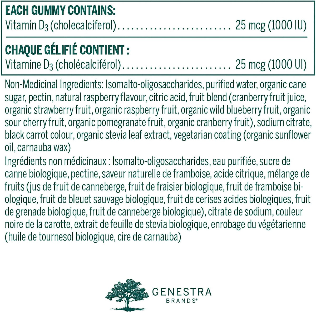 Genestra Vitamin D Gummies, image 2 of 2