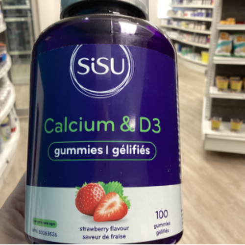 Calcium & D3 Gummies (SISU) 100 cnt
