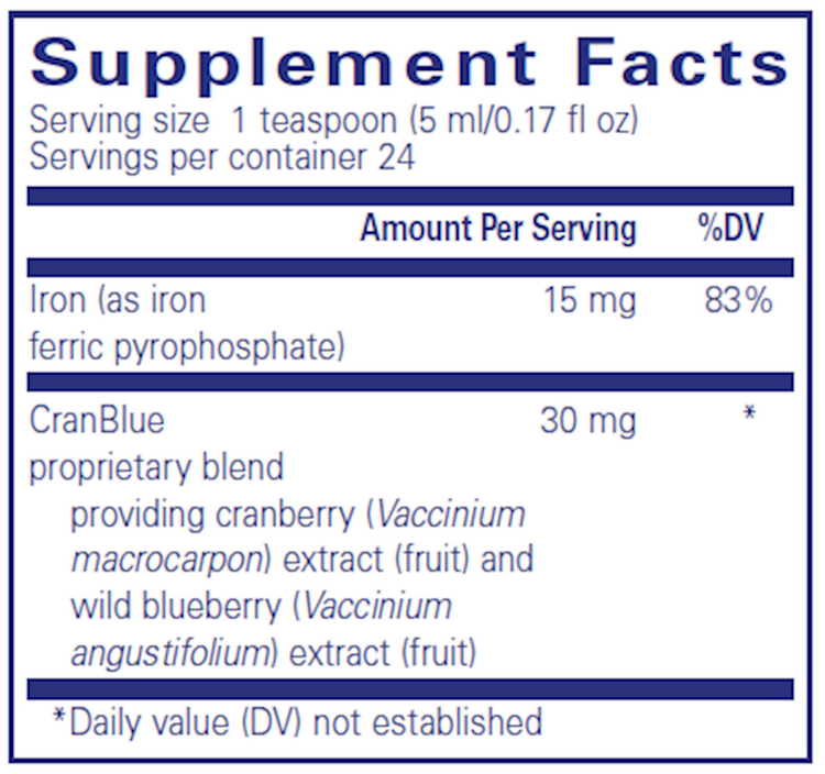 Pure Encapsulations Iron Liquid (120ml), image 3 of 3