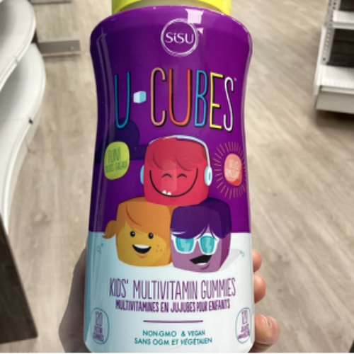 SISU U-Cubes Kids’ Multivitamin Gummies