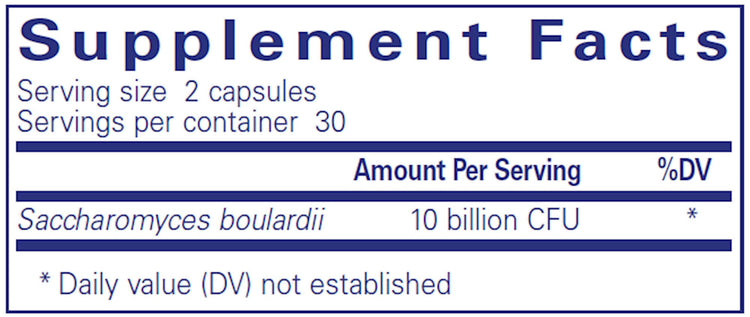 Pure Encapsulations Saccharomyces boulardii (60), image 2 of 2