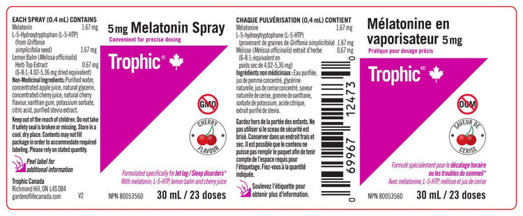 Trophic Melatonin Spray, image 2 of 2