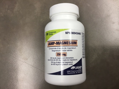 JAMP Magnesium 250mg (100)