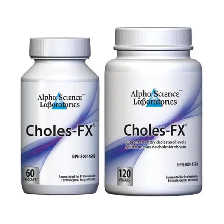 AlphaScience Choles- FX, product packaging.