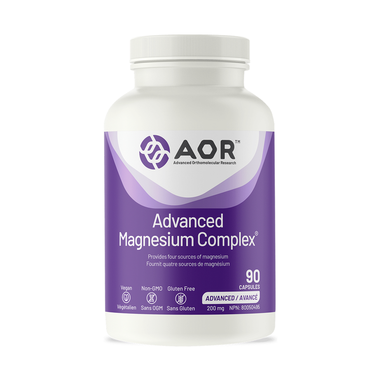 AOR Advanced Magnesium Complex, product packaging.
