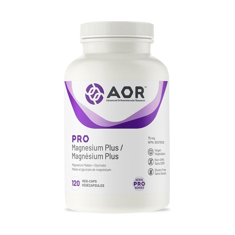 AOR Magnesium Plus Pro, product packaging.