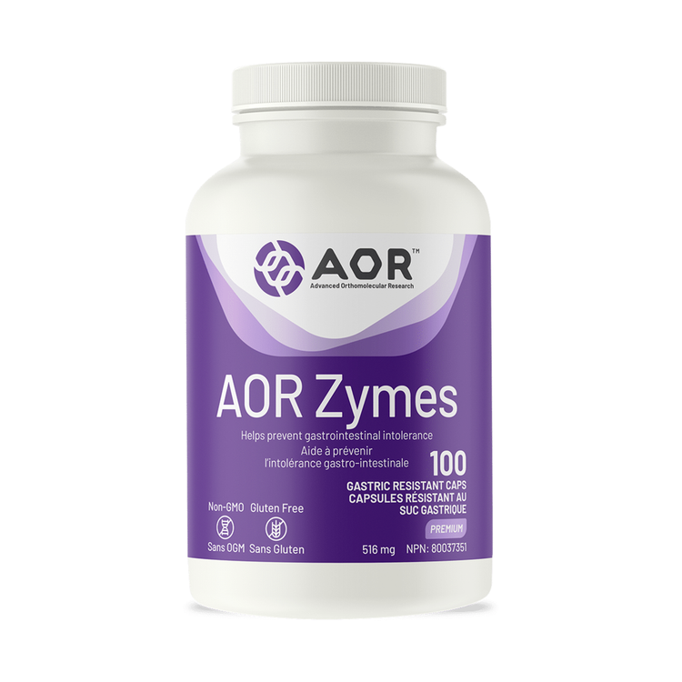 Aor Zymes, product packaging.