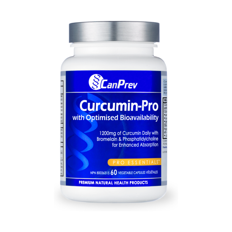 CanPrev Curcumin-Pro, product packaging.