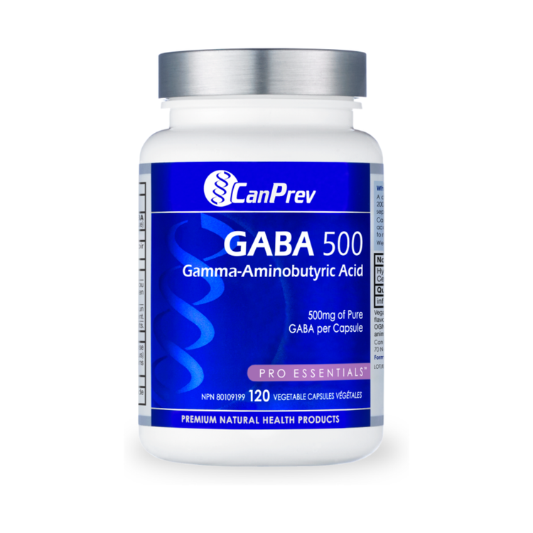 CanPrev GABA 500MG, product packaging.