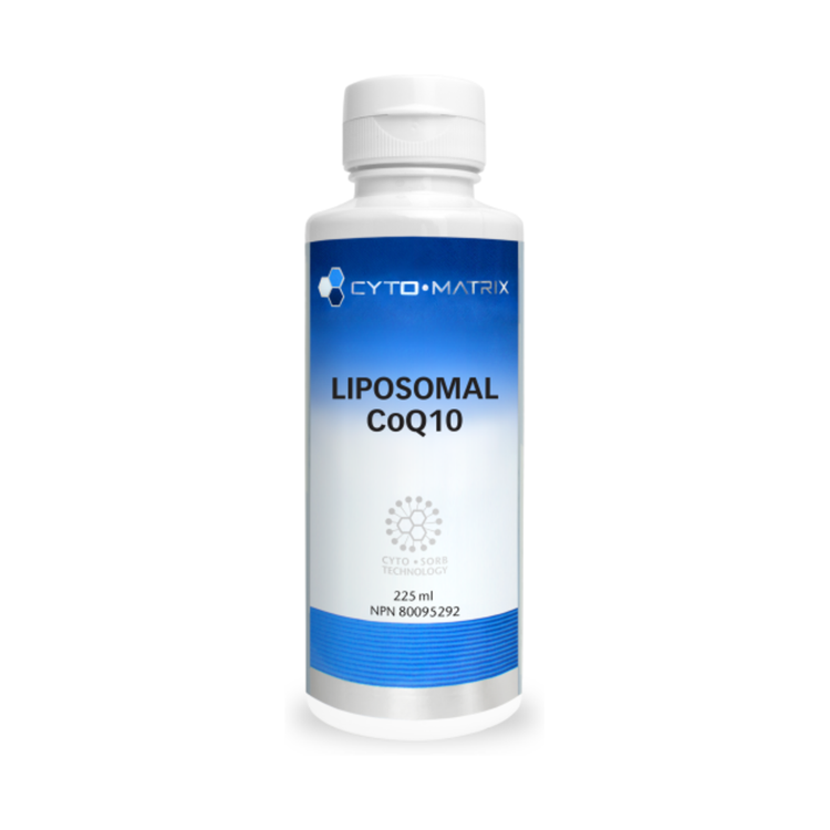Cyto-Matrix Liposomal CoQ10 (225ml), product packaging.