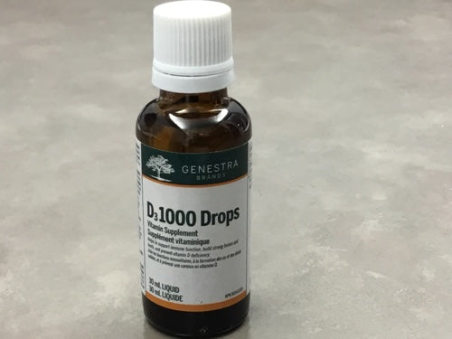 Genestra D3 1000 Drops (30ml)