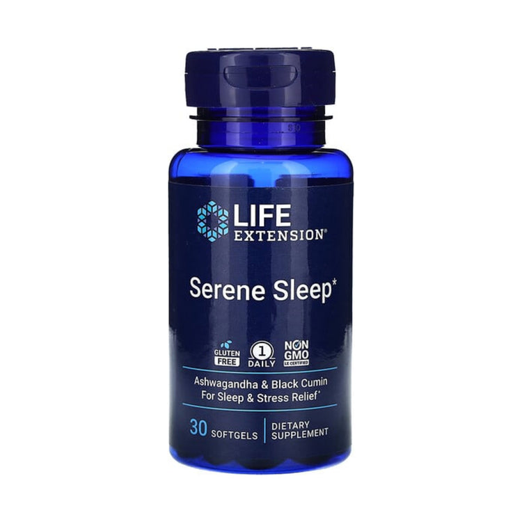 LIFE EXTENSION Serene Sleep, product packaging.