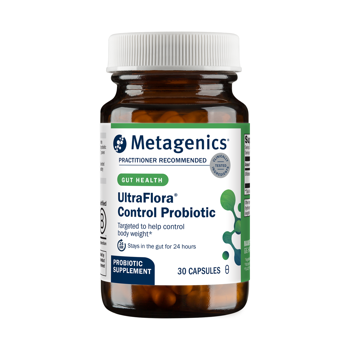 Metagenics Ultraflora Control, product packaging.