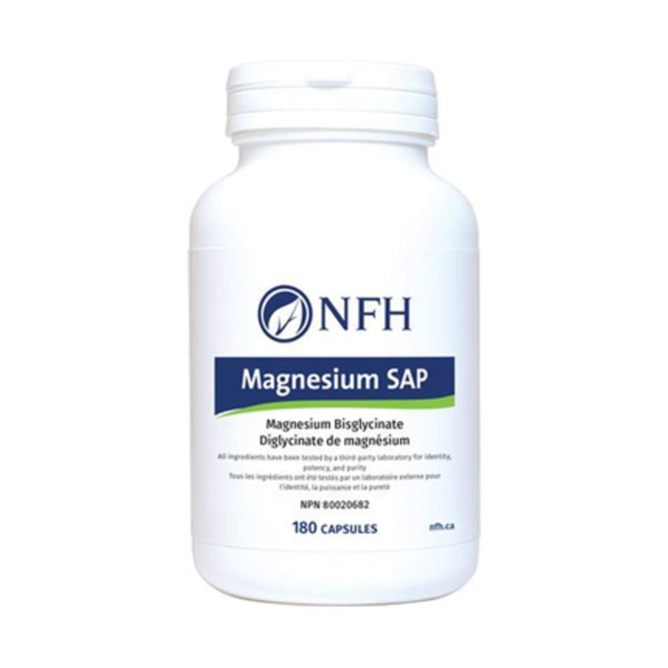 NFH Magnesium SAP (180), product packaging.
