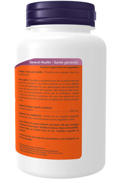 NOW Alpha Lipoic Acid 250mg (60), image 2 of 3