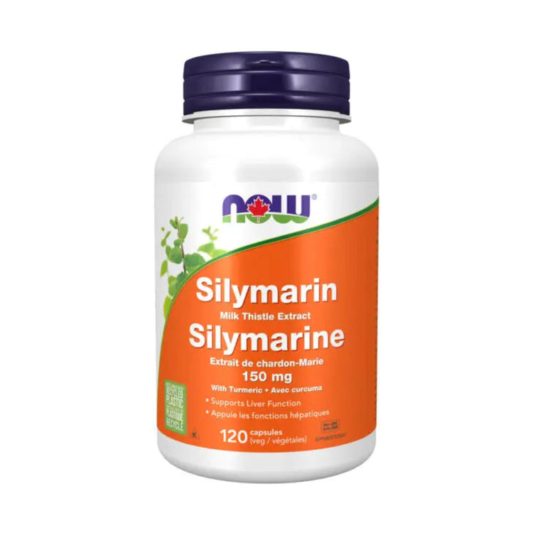 NOW Silymarin 150mg (120), product packaging.