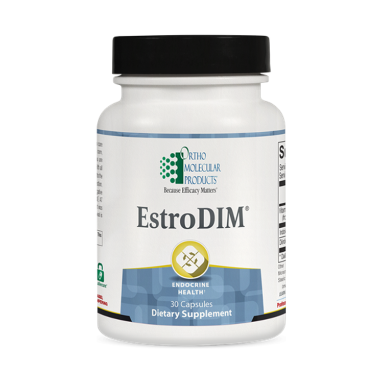 Orthomolecular EstroDIM (30), product packaging.