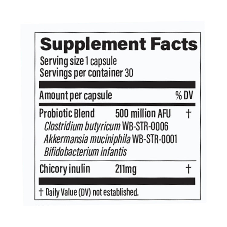 Pendulum GLP-1 Probiotic PRO, Supplement Facts panel.