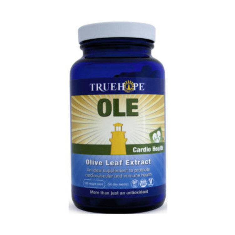 TRUEHOPE Olive Leaf Extract, product packaging.